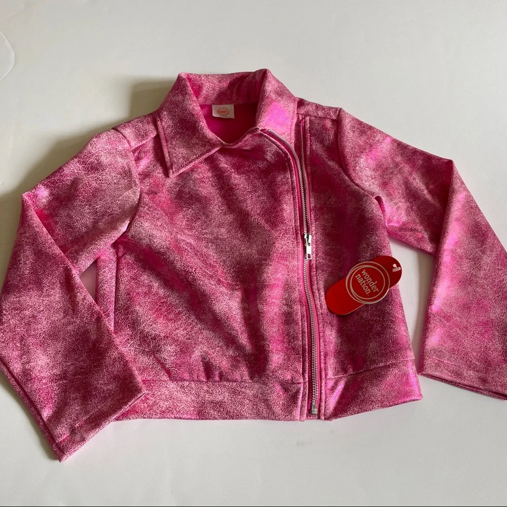wonder nation pink ribbed